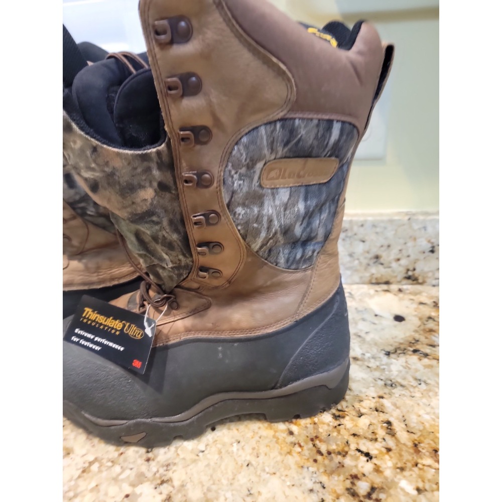 LACROSSE 14" EXTREME PFT 1000GM -150 MOSSY OAK BREAK-UP BOOTS Mens 9M NEW 600007